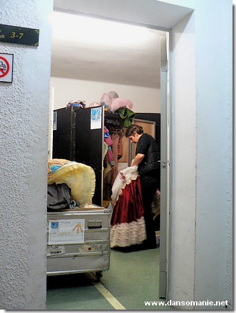 deballage des costumes a pampelune