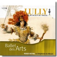 ballet des arts lully pochette enregistrement hugo reyne la simphonie du marais