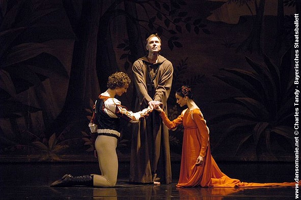 marlon dino ivan liska et lucia lacarra dans romeo et juliette choregraphie john cranko